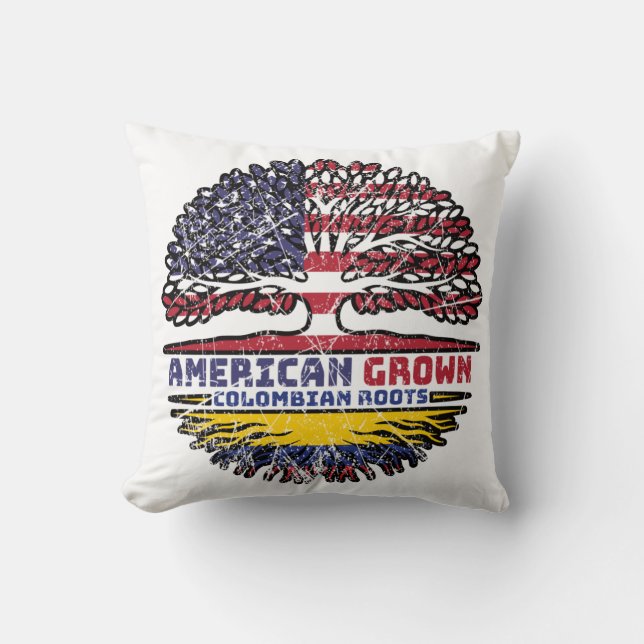 Coussin Colombie Colombie Colombie États-Unis Amérique Éta (Recto)