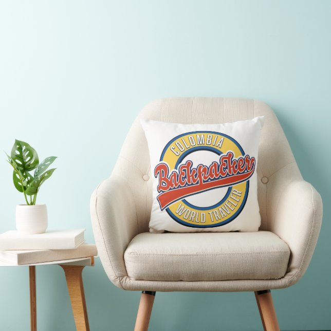 Coussin Colombie routard voyageur du monde (Chaise)