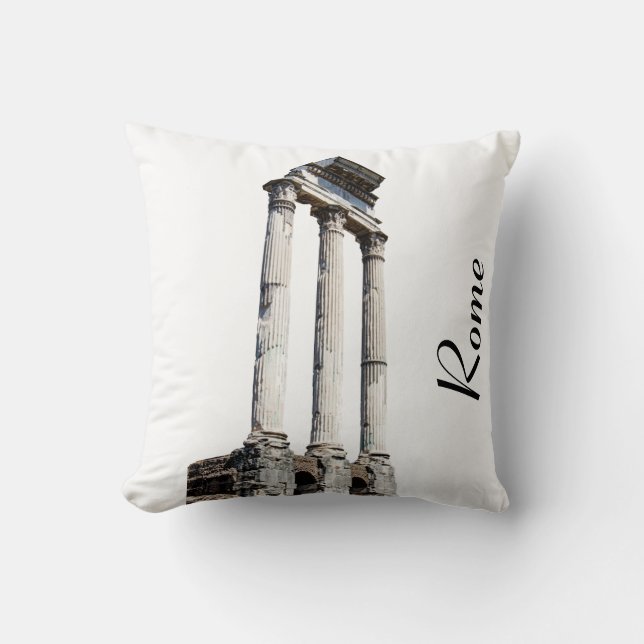Coussin Colonnes de pierre anciennes (Recto)