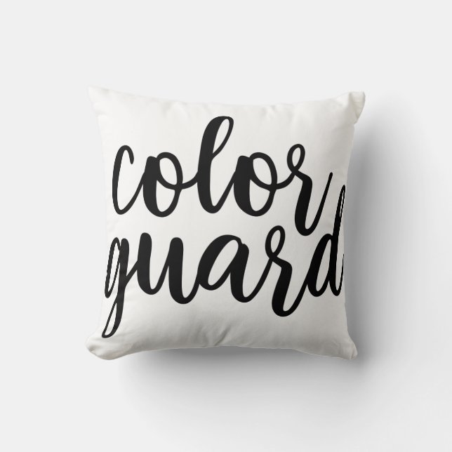 Coussin Color Guard personnalisable (Recto)