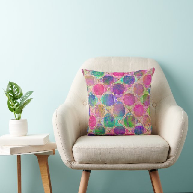 Coussin coloré (Chaise)