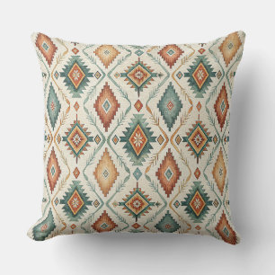 Coussin Coloré amérindien Navajo