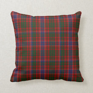 Coussin coloré de plaid de tartan de MacRae de