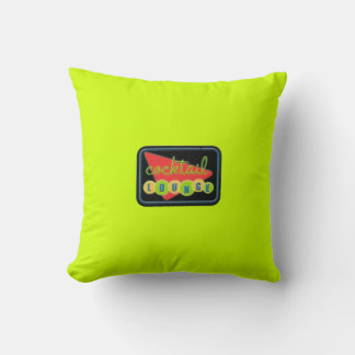 Coussin Coloré Double Côté Lime Vert Cocktail Lounge