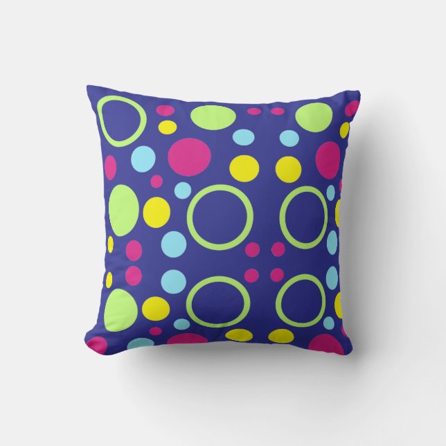 Coussin Coloré géométrique Abstrait (Recto)