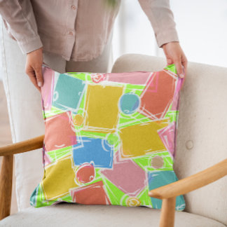 Coussin Coloré géométrique Abstrait