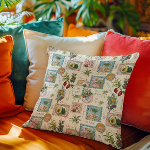 Coussin Coloré Mexique Voyage Imprimer Monogramme