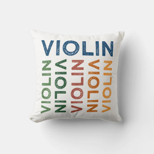 Coussin Coloré mignon de violon