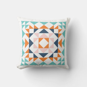 Coussin Coloré moderne bloc de courtepointe Art géométriqu