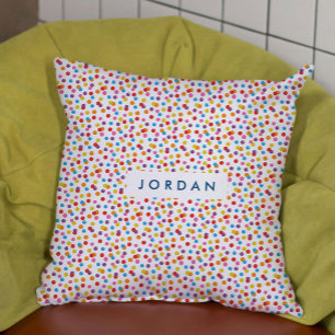 Coussin Coloré Rainbow Bubble Gum Candy Personnalisé