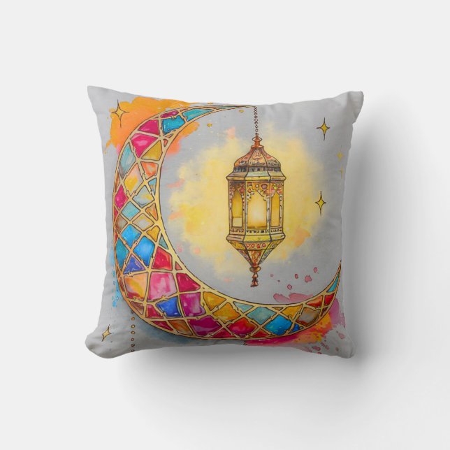 Coussin coloré Ramadan Kareem 2026  (Recto)
