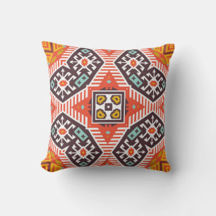 Coussin Coloré tribal ethnique sans couture motif
