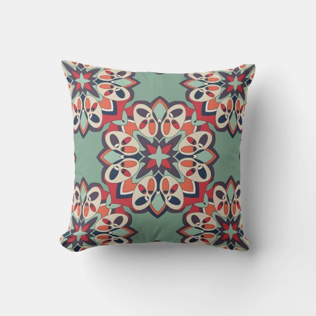 Coussin Coloré Turc sans couture (Recto)