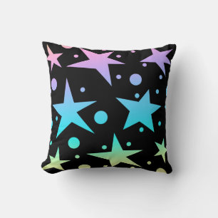 Coussin Colorée Ombre Stars et collection Pois