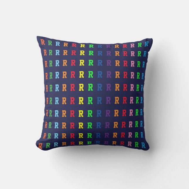 Coussin colorer patate of initial (Recto)