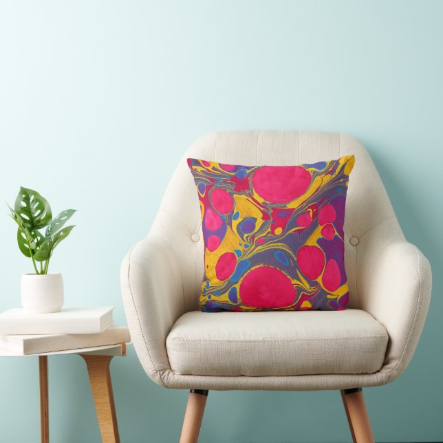 Coussin Colorful Throw Pillow (Chaise)