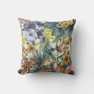 Coussin Coloris d'automne Floral
