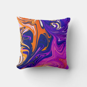 Coussin Colors Storm   Meilleure peinture abstraite coloré
