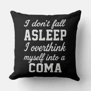 Coussin Coma de l'hyperanalyseur - Insomnie sarcastique
