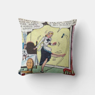 Coussin Comic vintage classique