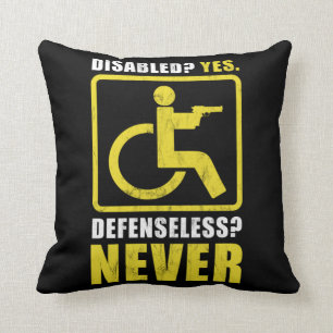 Coussin Comical Hommes Femmes Handicap Amusant Fauteuil Ro