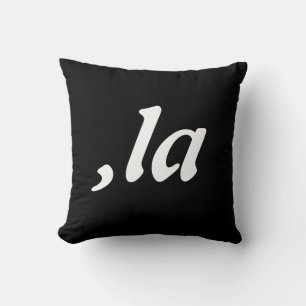 Coussin Comma La Kamala Harris - Conception de texte custo