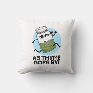 Coussin Comme Le Thyme Va Par Funny Herb Spice Pun