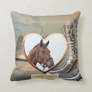 Coussin commémoratif Cheval Personnalisé