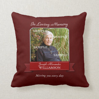 Coussin commémoratif de MoJo d'Américain de filet