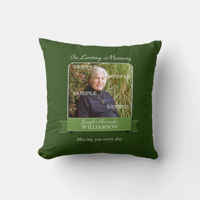 Coussin commémoratif de MoJo d'Américain de filet (Recto)