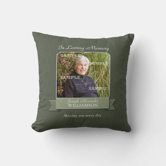 Coussin commémoratif de MoJo d'Américain de filet (Recto)