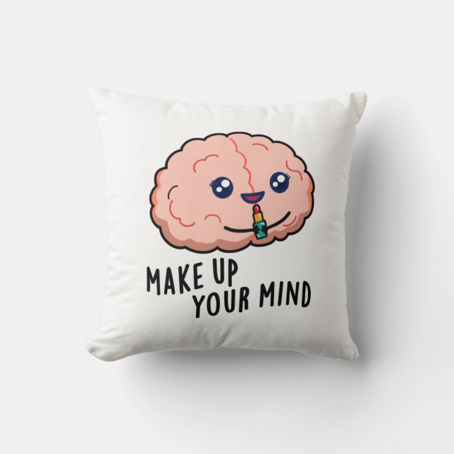 Coussin Composez Votre Mince Fantaisie De Cerveau (Recto)