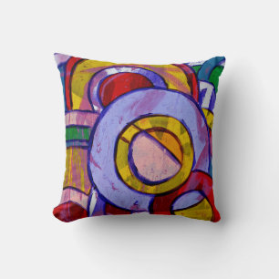 Coussin Composition #19 par Michael Moffa