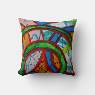 Coussin Composition #20 par Michael Moffa