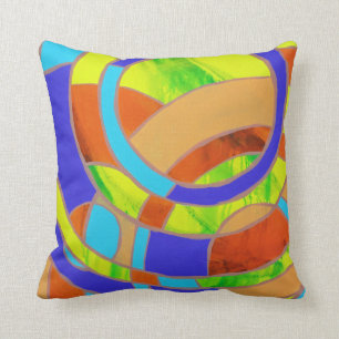 Coussin Composition #27 par Michael Moffa