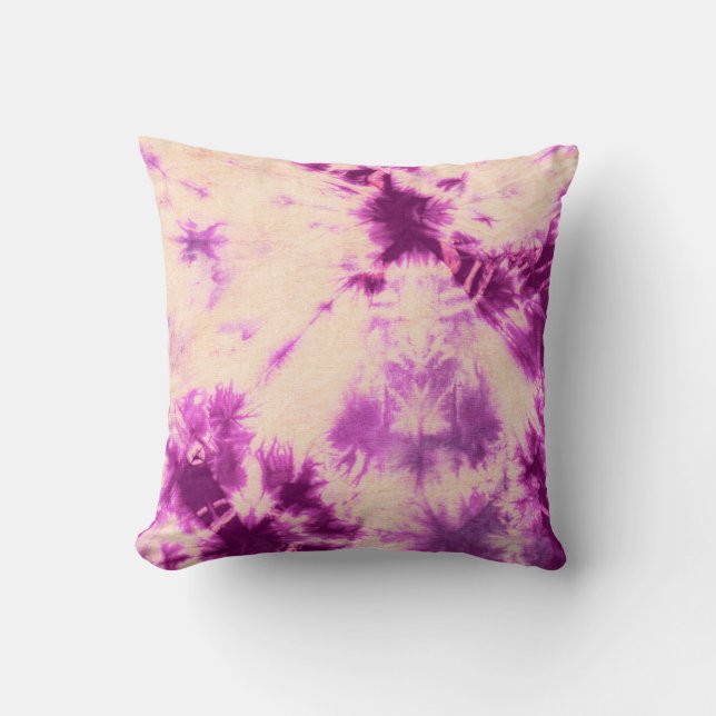 Coussin Composition #7 en colorant de cravate par Michael (Recto)