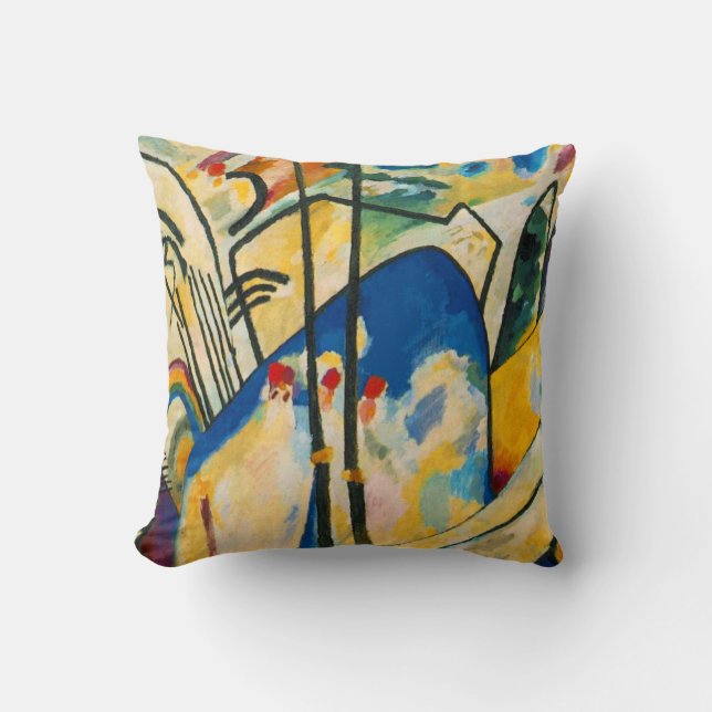 Coussin Composition Abstraite Kandinsky IV (Recto)