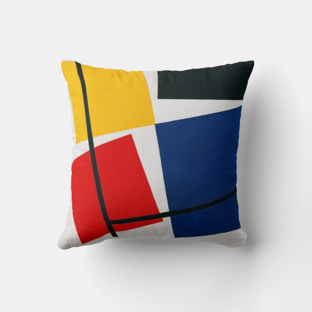 Coussin Composition Contre-Composition Simultanée (Verso)