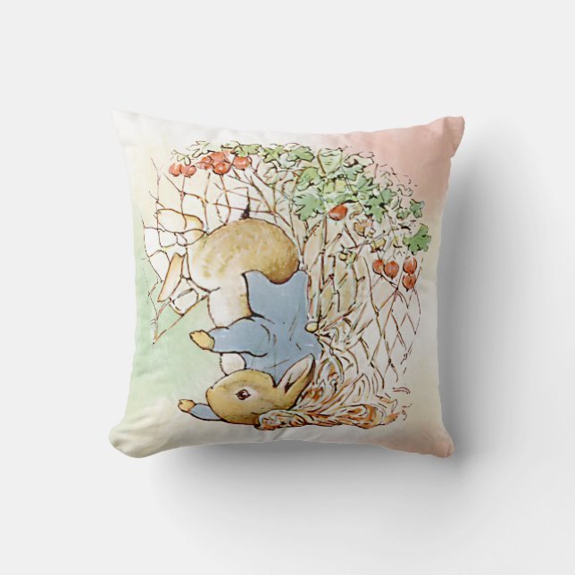 Coussin Composition de Peter Rabbit (Recto)
