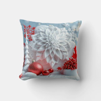 Coussin Composition Fleur d'Hiver