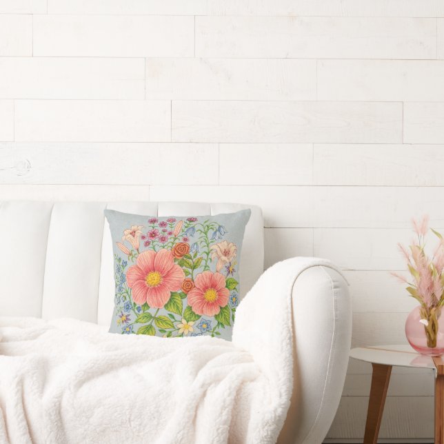Coussin Composition florale (Canapé)