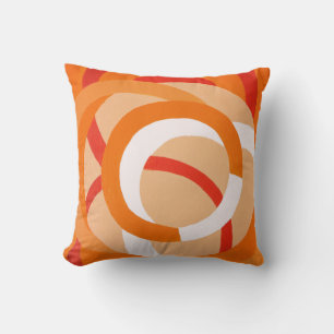 Coussin Composition no 43 - Monochrome orange