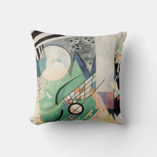 Coussin Composition verte de Kandinsky 1923 Art Déco
