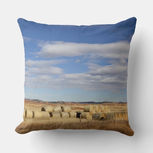 Coussin Comté de Crook, Balles de foin (Recto)