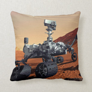 Coussin Concept artistique du rover de la NASA Mars Curios