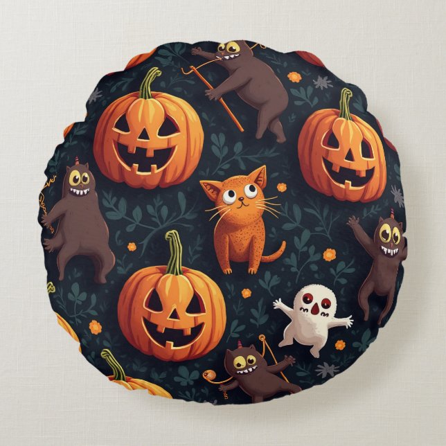 Coussin concept Halloween (Devant)