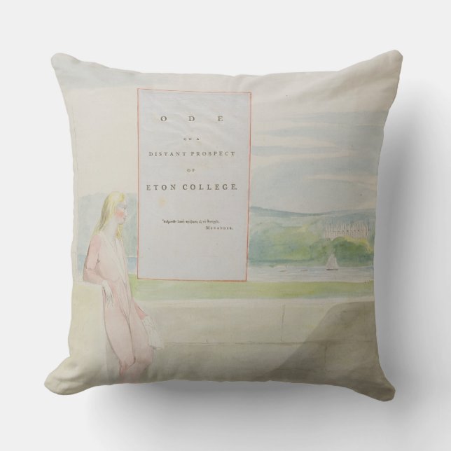 Coussin Conception 13 pour la 'ode sur une perspective (Recto)