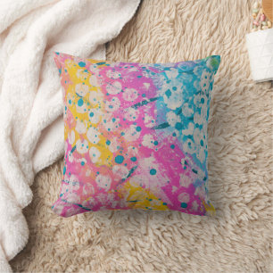Coussin Conception abstraite de multicolore brillant