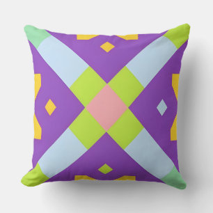 Coussin Conception Abstraite Géométrique Colorée