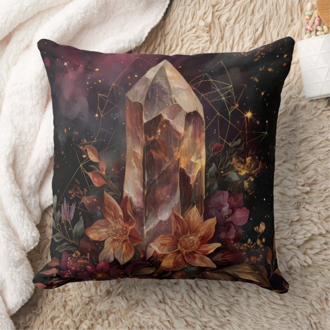 Coussin Conception académique sombre améthyste céleste (Couverture)